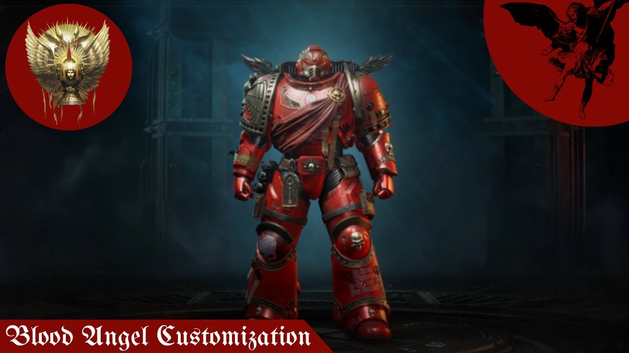 🩸𝕬𝖓𝖌𝖊𝖑 𝖔𝖋 𝕭𝖑𝖔𝖔𝖉 🩸- Space Marine 2 Blood Angel Vanguard Veteran Customization
