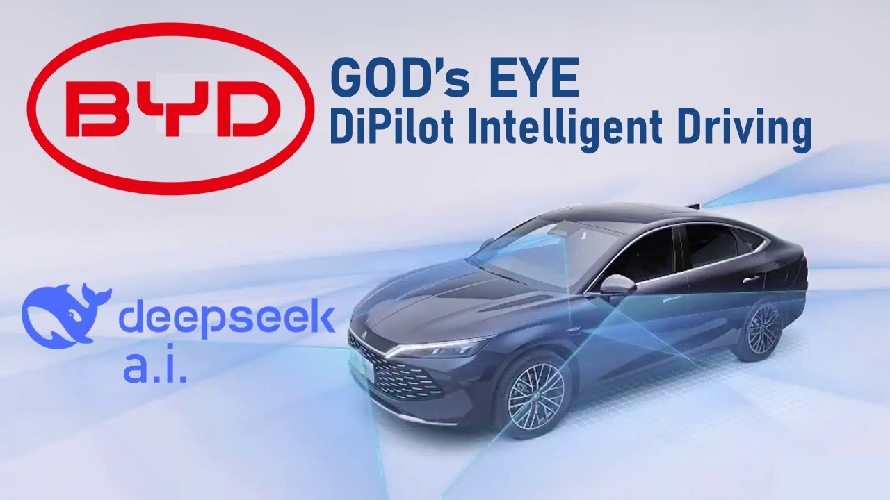 BYD God's Eye (DiPilot) Интеллектуальное вождение и DeepSeek AI (обновление BYD)