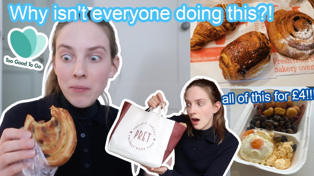 i only ate restaurant leftovers for 24 hours *too good to go app*