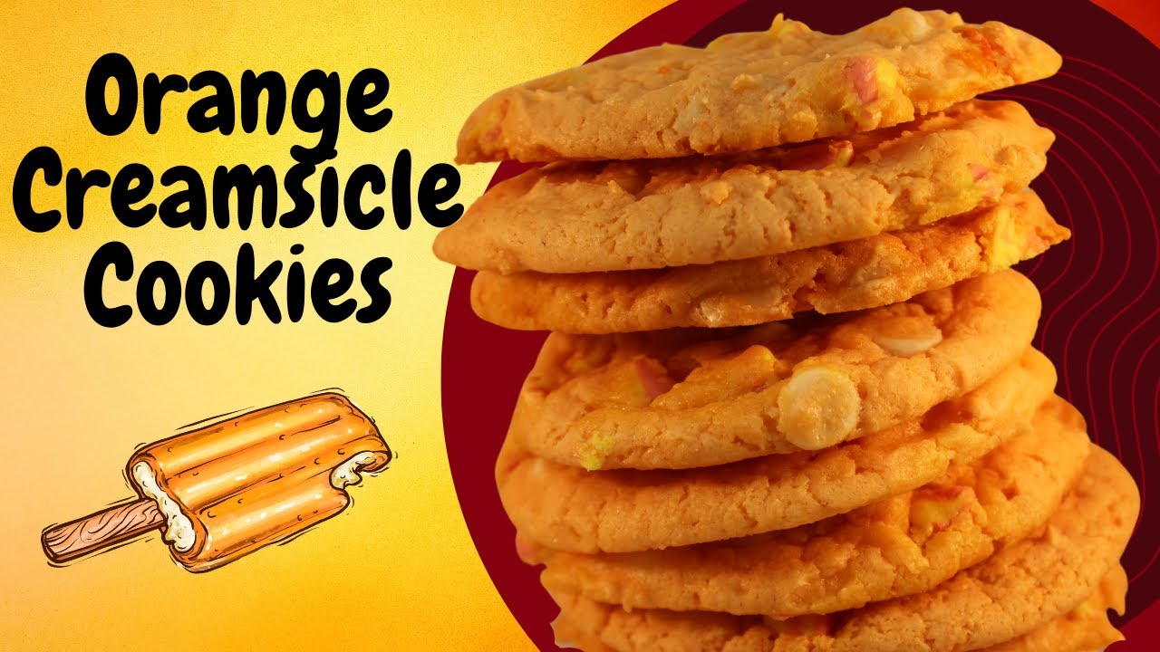 Recipes Using Cake Mixes:  Orange Creamsicle Cookies