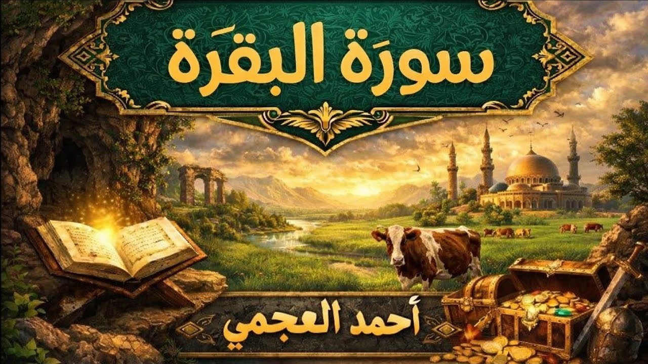 سورة البقرة | تسبيحات قرآنية تهز القلوب بصوت أحمد العجمي - سكينة عميقة وتحصين
