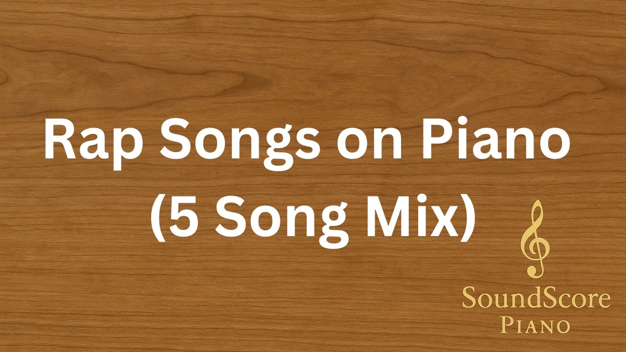 5 Rap Songs on Piano 🎹 Instrumental Covers