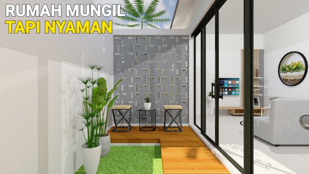 Bangun Rumah Mungil Minimalis di Lahan Besar