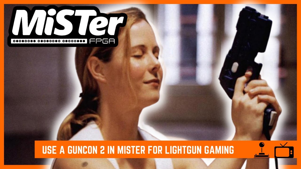 Use a GunCon 2 with the MiSTer FPGA!