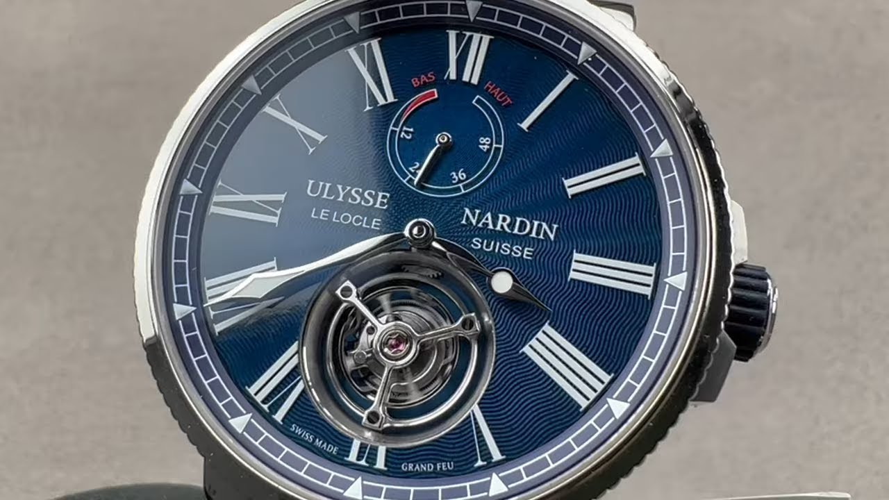 Обзор часов Ulysse Nardin Marine Tourbillon GRAND FEU Enamel 1283-181/E3 Ulysse Nardin