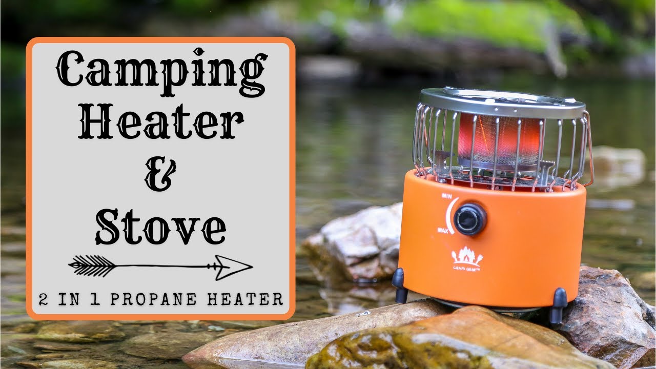 Best Portable Propane Camping Heater & Camp Stove: Campy Gear 2n1 Review (TESTED) Tent & Car Heater