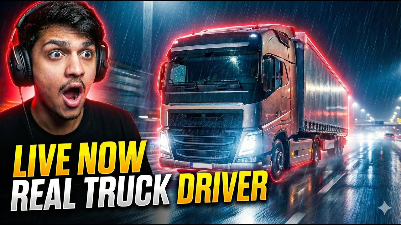 🔴ETS2 Daily Live Day 1 | Real Steering POV 🚛 #ets2 #truckingsims #livestreaming #indianbus #ytshorts