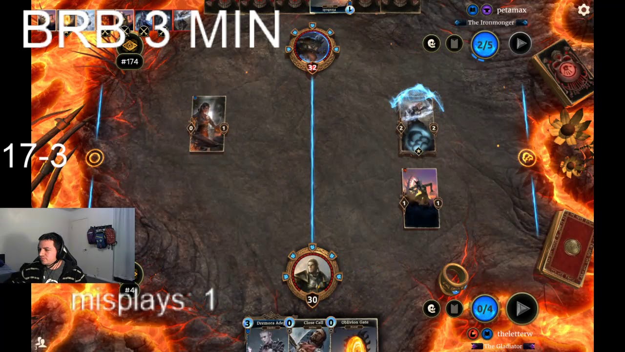 32 Ice spikes in one turn! The Elder Scrolls Legends High Legend match