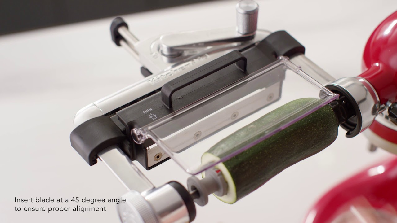 How to: Use the Vegetable Sheet Cutter Attachment | KitchenAid