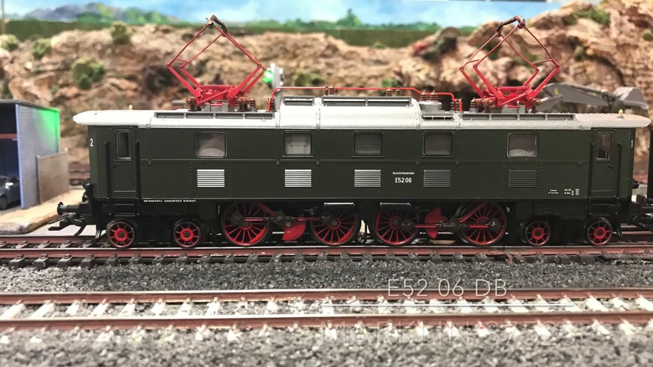 Märklin trains: E52 06 DB mit eilzug