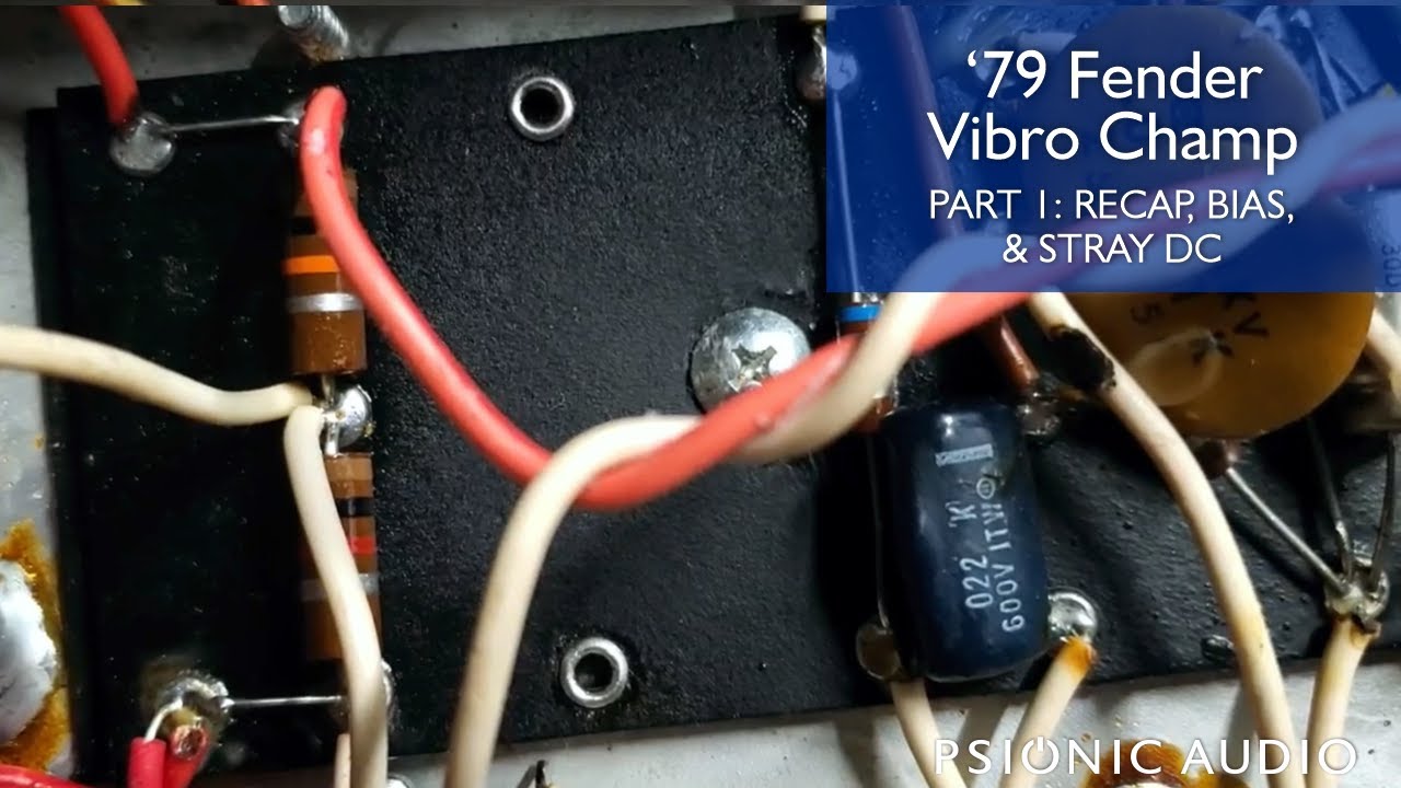 1979 Fender Vibro Champ Restoration Part One