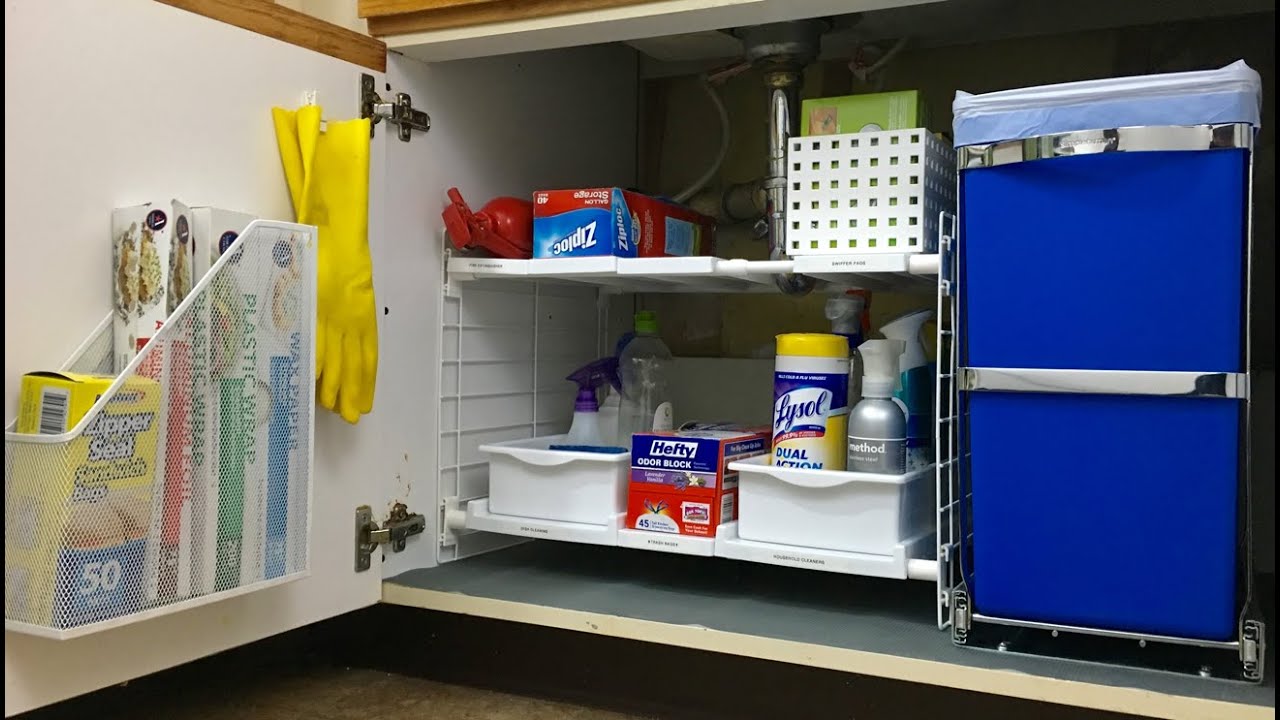 Under the Kitchen Sink Organization Tips | The Inspired Home