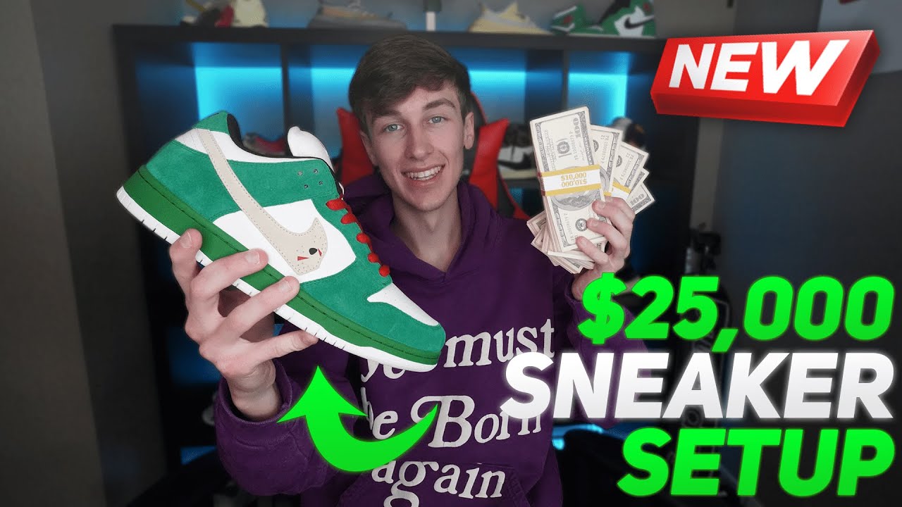 My $25,000 Sneaker Bot Setup! (How I Resell for a Living)