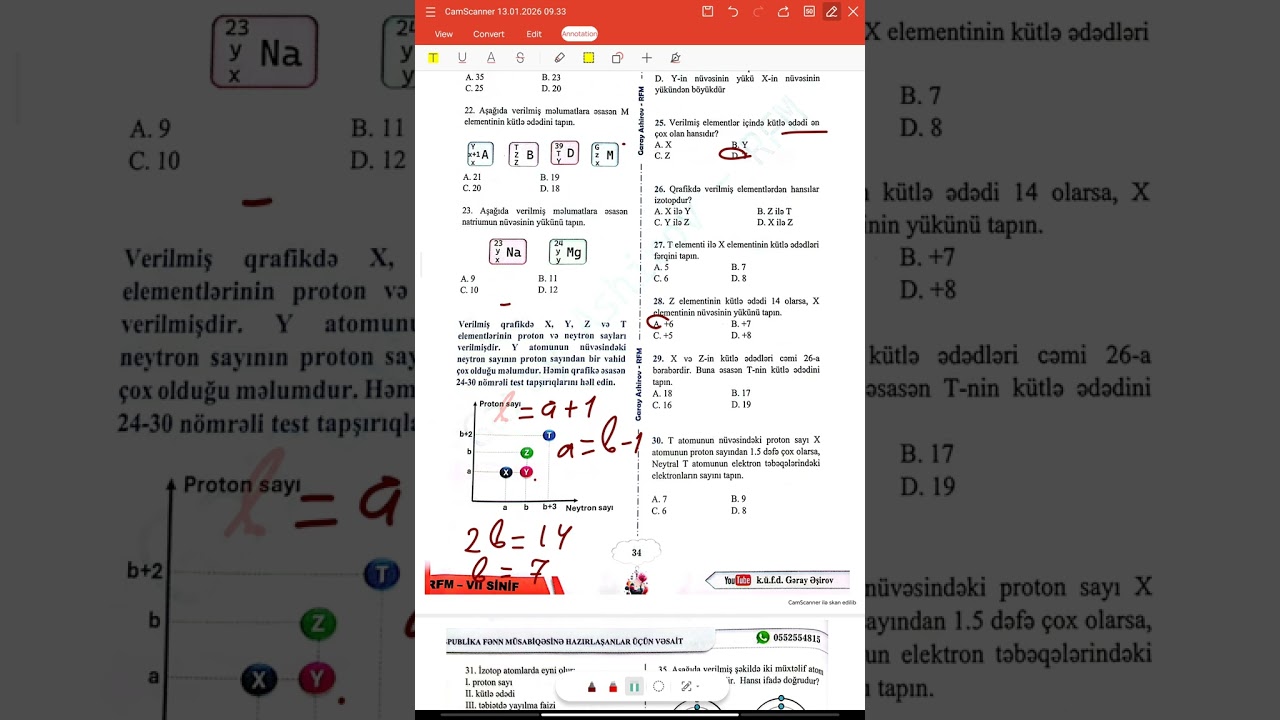 2026 Kimya RFM hazırlıq .Gəray Əşirov  Rfm vəsait.Atomun qurluşu Part 1#keşfetbeni&ouml;ne&ccedil;ıkar#keşfet 
