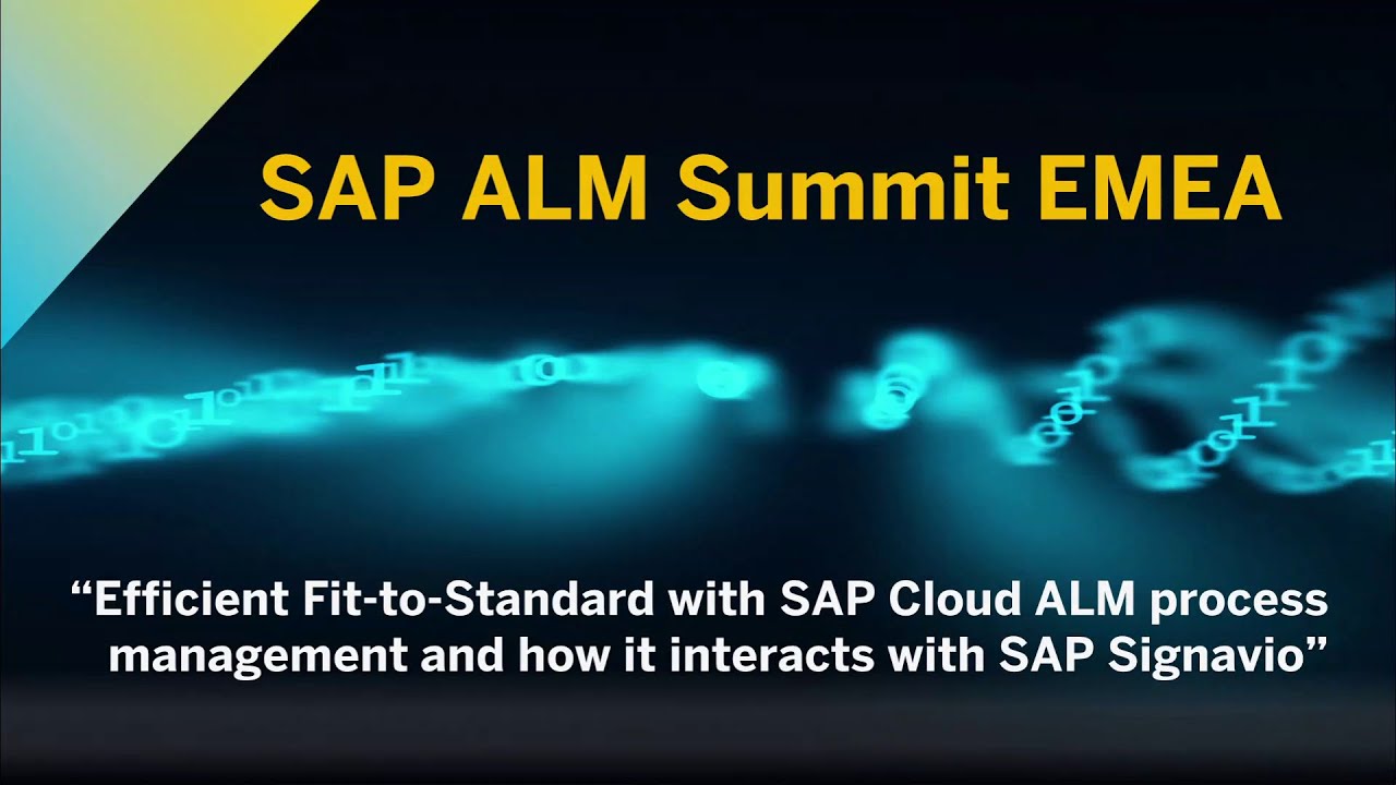 Explore SAP Cloud ALM Process Management and How It Interacts with SAP Signavio