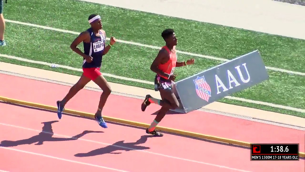 Thrilling Boys 1500m Finish At AAU!