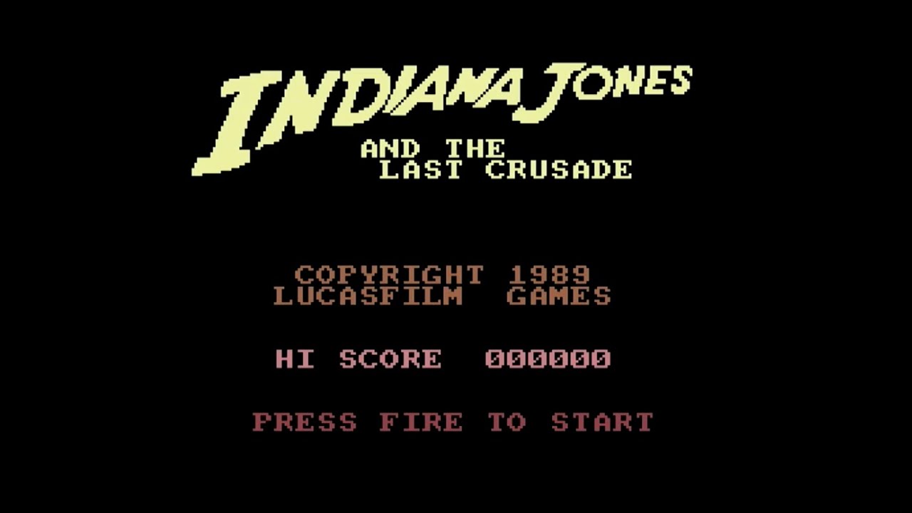 RS : Commodore 64 Games : Indiana Jones and the Last Crusade