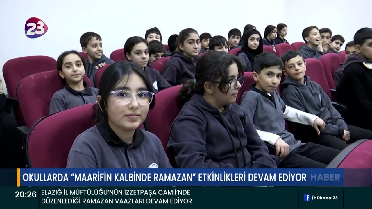 OKULLARDA “MAARİFİN KALBİNDE RAMAZAN” ETKİNLİKLERİ DEVAM EDİYOR