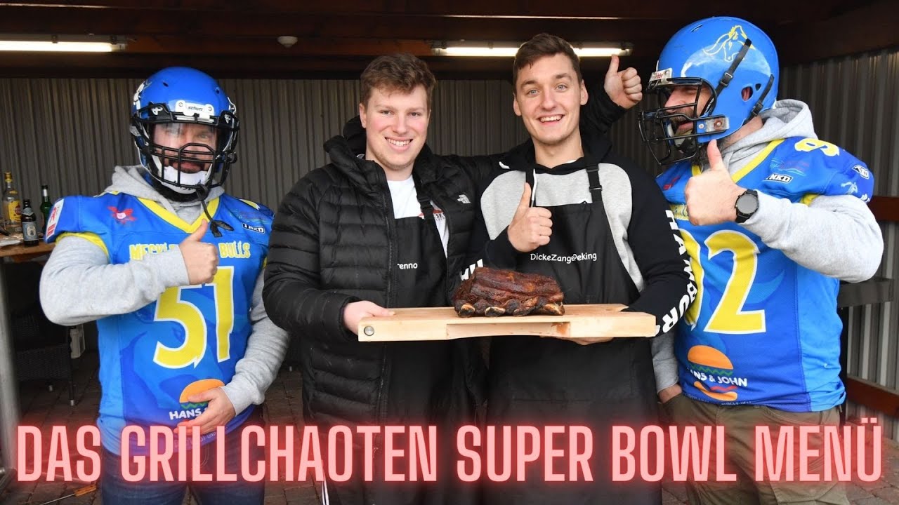 Superbowl Special - Rinderrippen & Chili Cheese Balls vom Broil King KEG mit den Mecklenburg Bulls