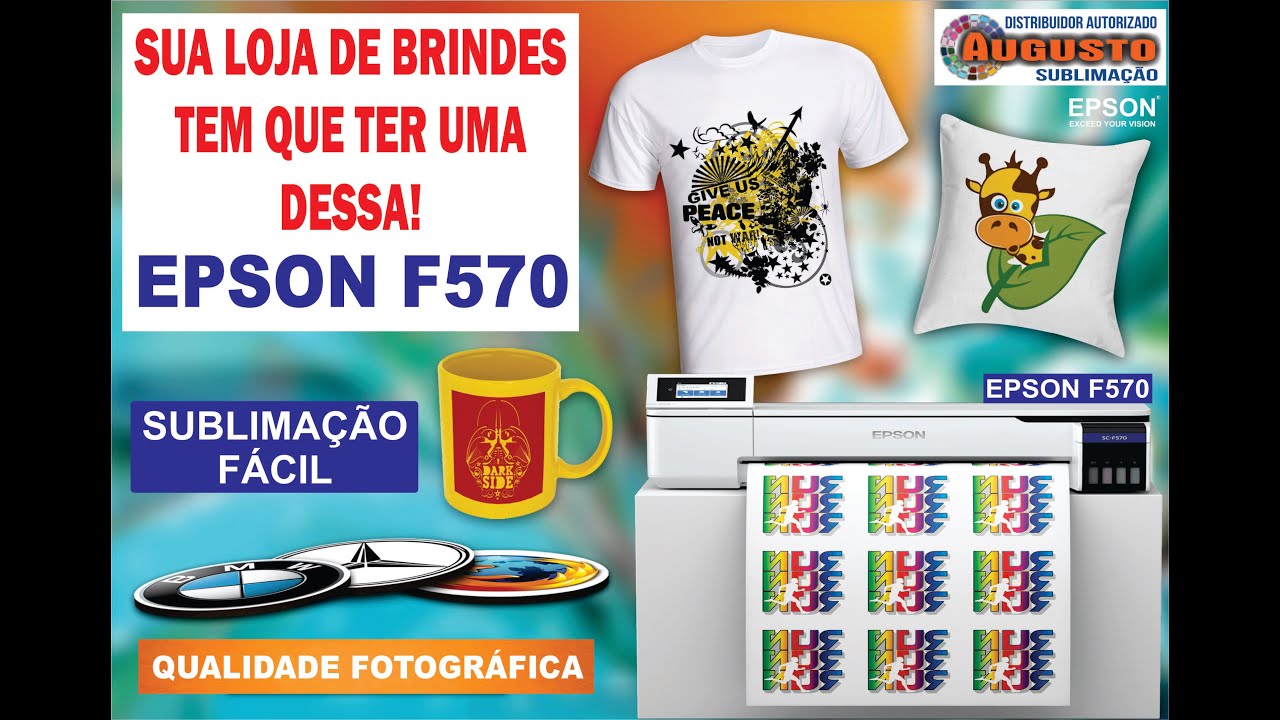 A IMPRESSORA SUBLIM&Aacute;TICA IDEAL PARA QUEM QUER COME&Ccedil;AR