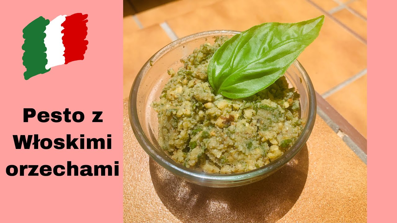 Pesto z włoskimi orzechami 👌 #pesto #makaron #orzechywloskie
