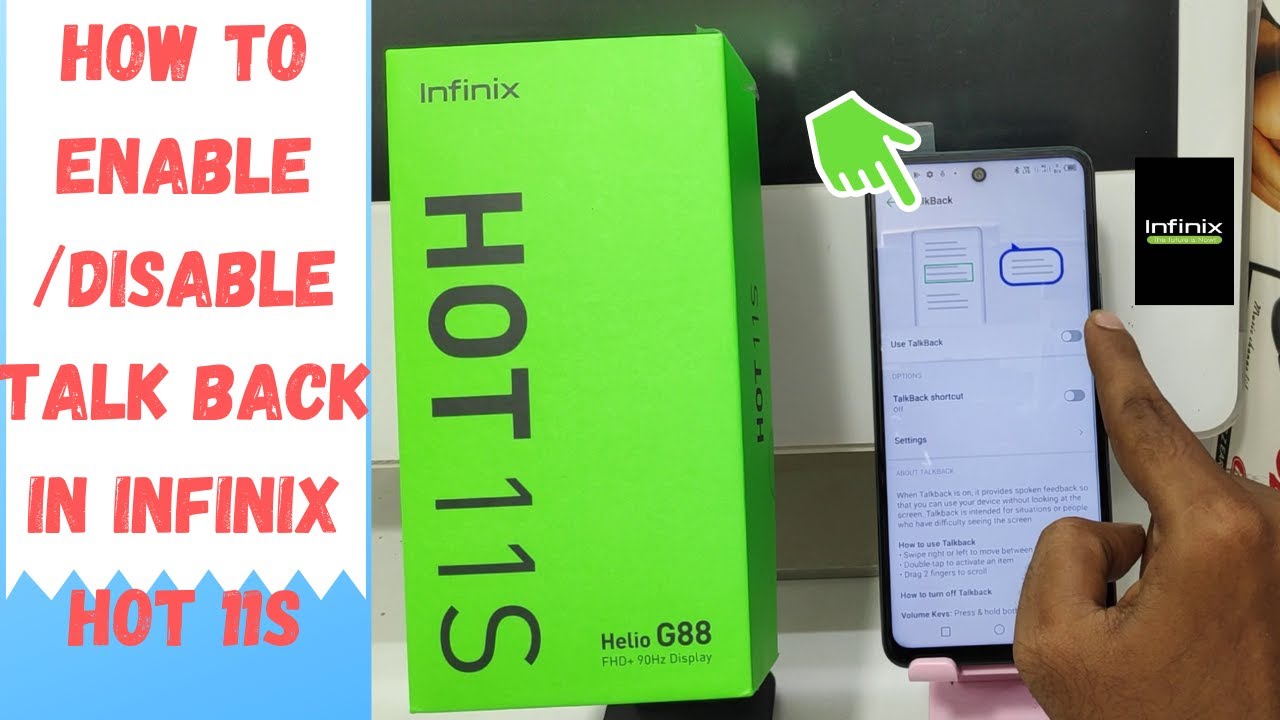 How to Enable /Disable Talk Back in INFINIX HOT 11S| Infinix Hot 11S Disable Talkback Setting
