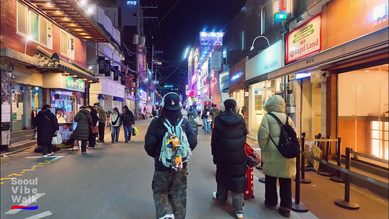 Seoul in –8°C Cold Wave ❄️ Where Did Everyone Go? Shockingly Empty Seongsu Night Walk [4K HDR]