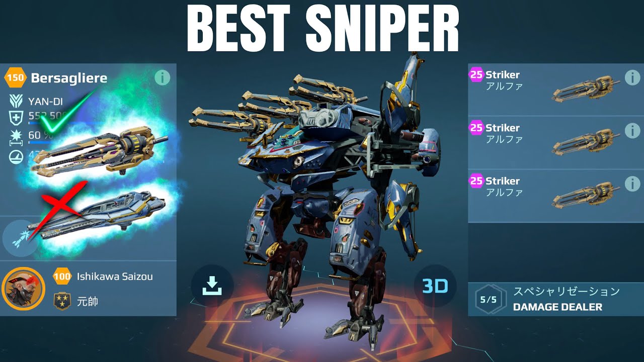[WR] STRIKER Bersagliere Gameplay (Better Than Vendicatore?) | War Robots