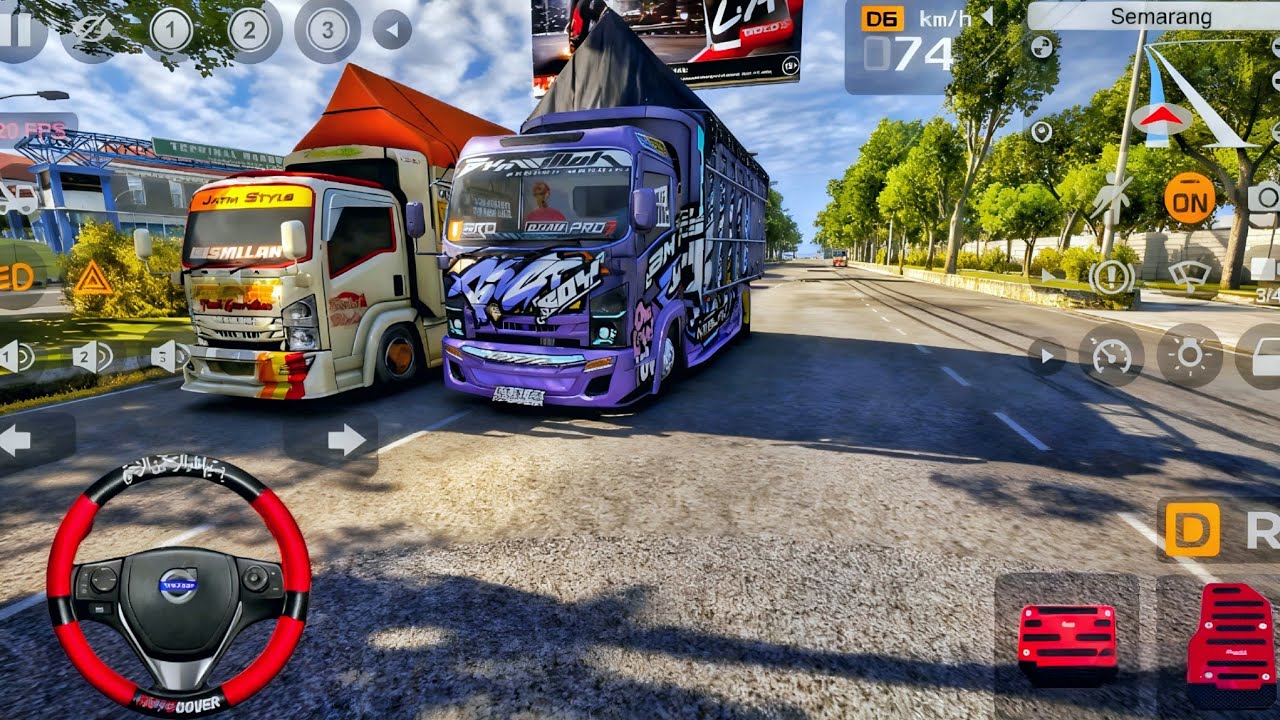 Truk Oleng Isuzu Giga Ketemu Saudara Kembar Tapi Beda l Mod Bus Simulator Indonesia