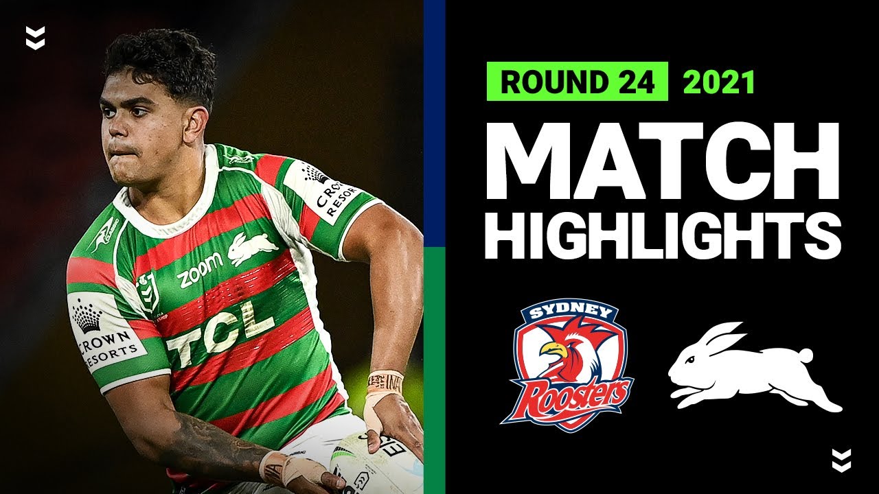 NRL Highlights | Roosters v Rabbitohs Match Highlights | Round 24, 2021 | Telstra Premiership | NRL