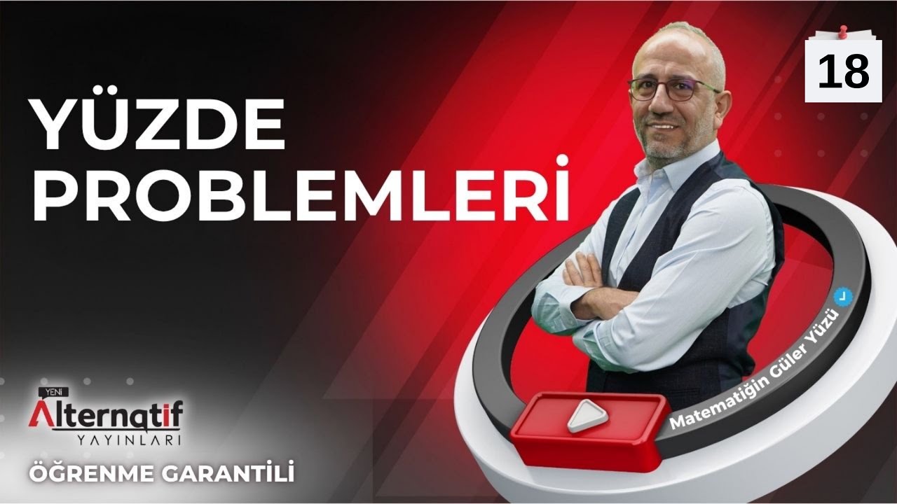 Yüzde Problemleri | Tyt Matematik Kampı-18 | Pdf #öğrenmegarantili 