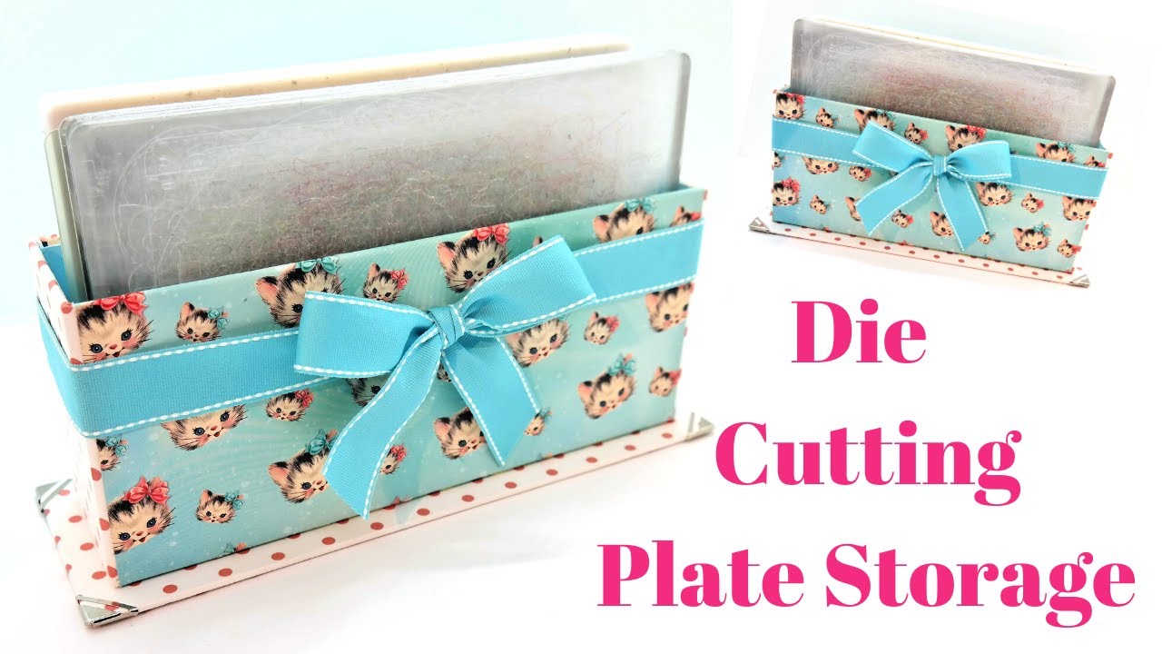 Make This Awesome Craft Storage Box To Hold Your Die Cutting Plates & Craft Supplies