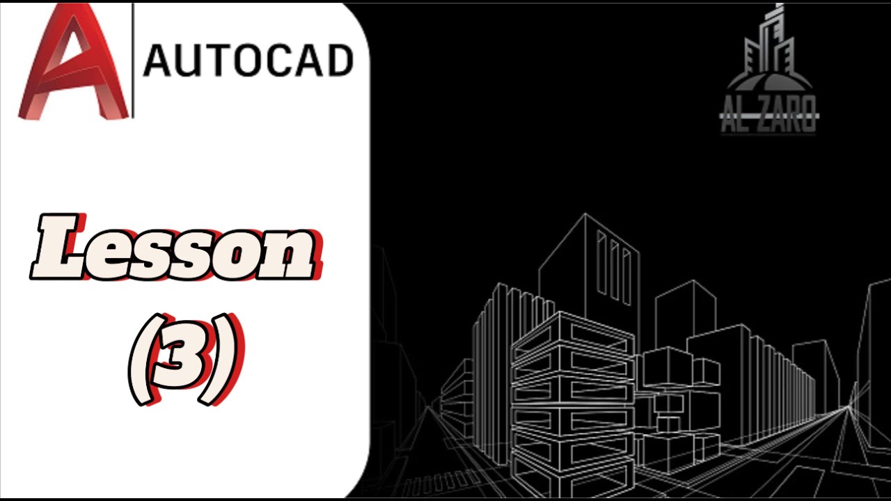 اساسيات الاتوكاد للمبتدئين I تعلم رسم الأشكال الهندسية ومماس الدائرة في AutoCAD