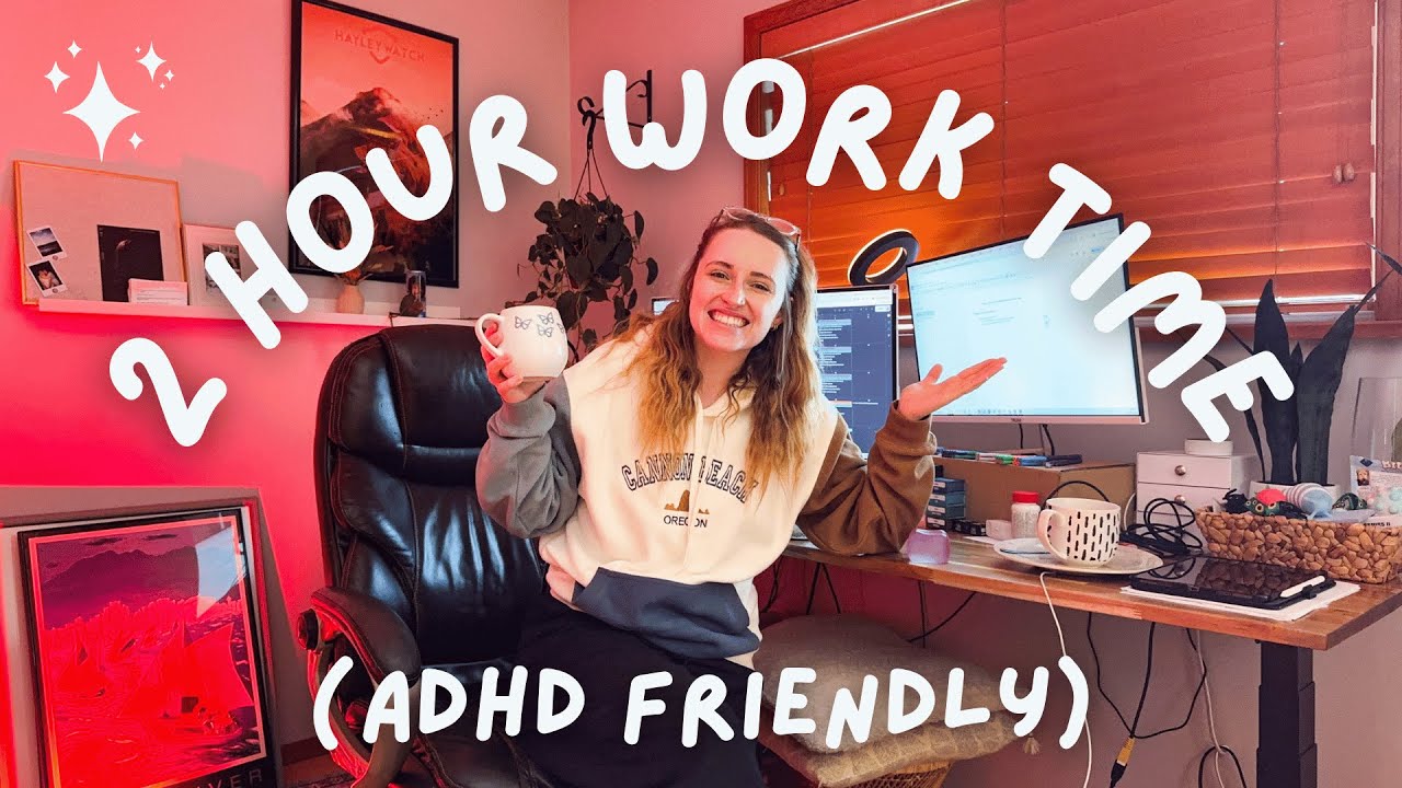 ADHD Body Doubling LIVE! (work with me for 2 hours! 🌻☕📖)