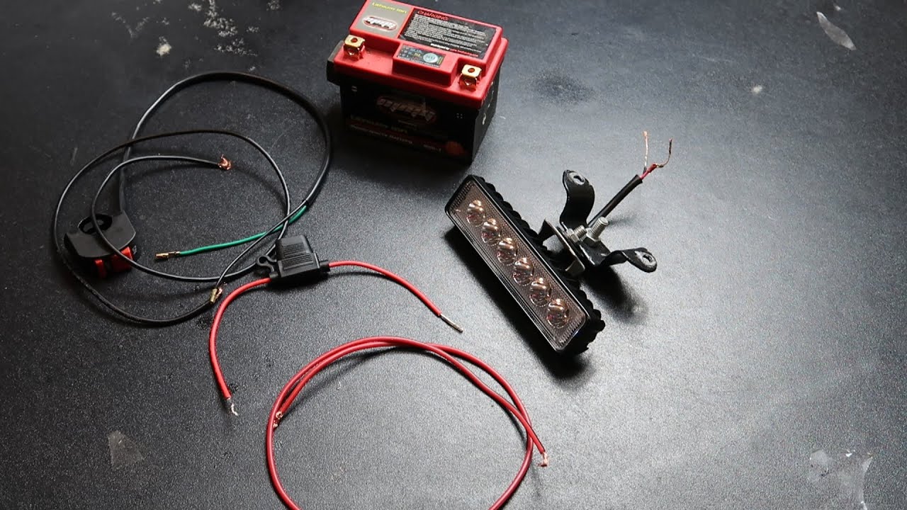 How To Wire ON OFF Switch to light EASY! Atv Dirt Bikes Boats Utv Motorcycles