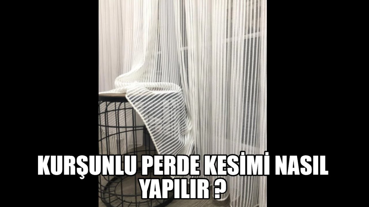 Altı kurşunlu perde kesimi