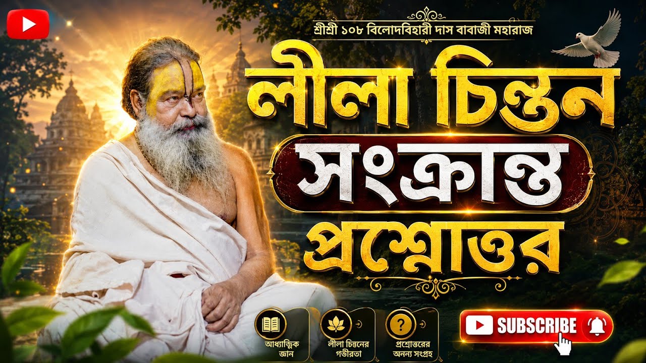 লীলা চিন্তন সংক্রান্ত প্রশ্নোত্তর। #vinodbaba #radhakrishna #viral #viralvideo