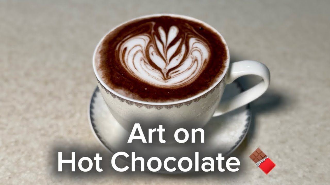 This Hot Chocolate ART Is Too Satisfying 🍫✨ | Perfect Tulip Pour