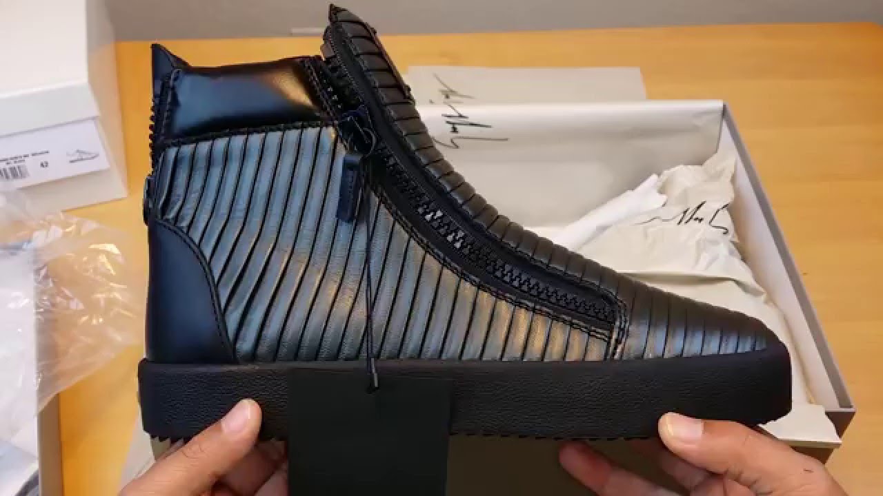 JORDAN BRAND GAME OVER! Unboxing Giuseppe Zanotti Anthracite Ribbed Azuki High-Tops Sneakers