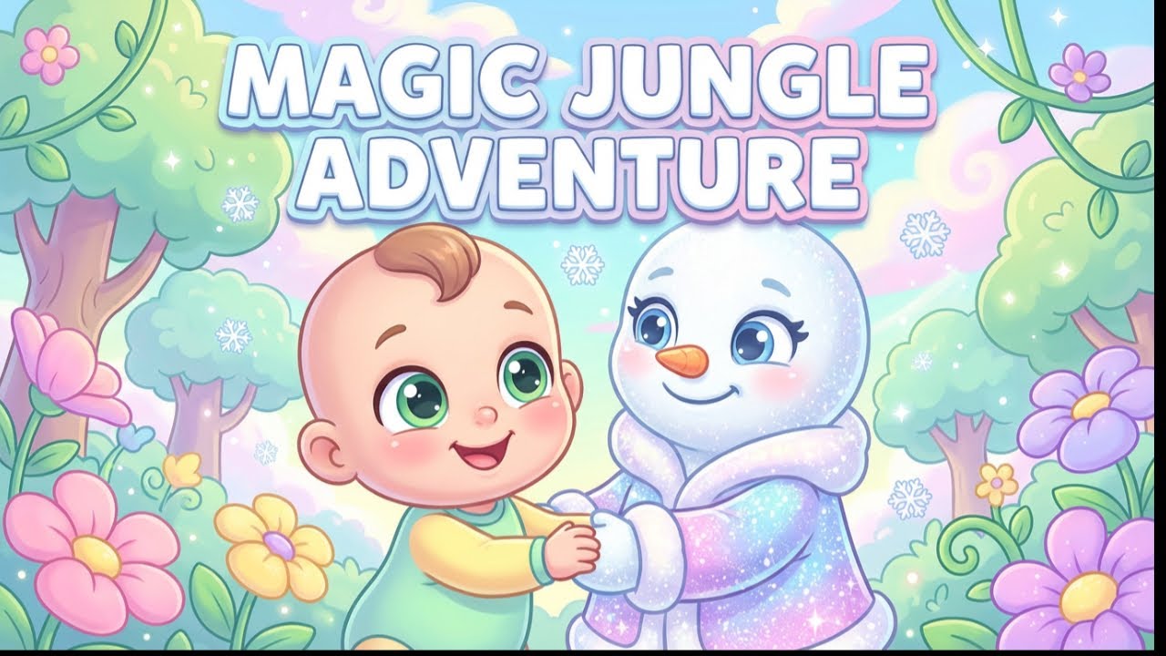 Baby & Snow Girl Jungle Adventure ❄️🌴👶 | Magical Kids Cartoon Story