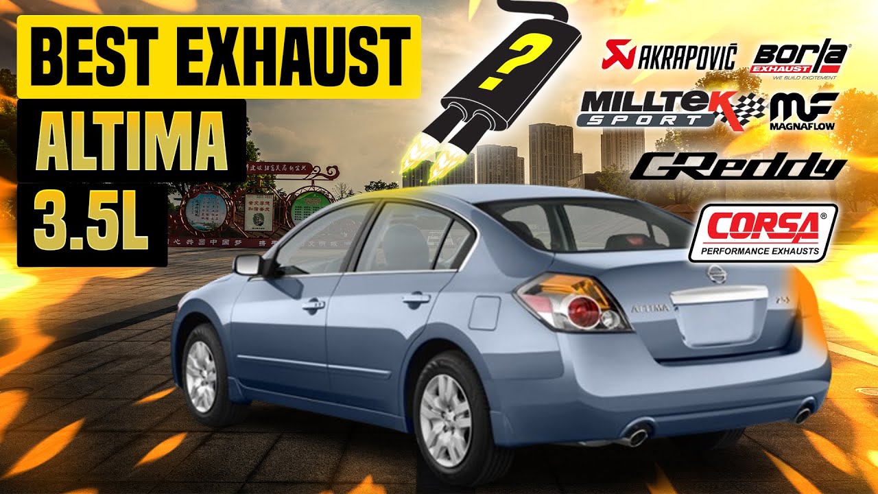 Nissan Altima Exhaust Sound 3.5L 🔥 Straight Pipe,Muffler Delete,Turbo,Acceleration,Mods,Upgrade+