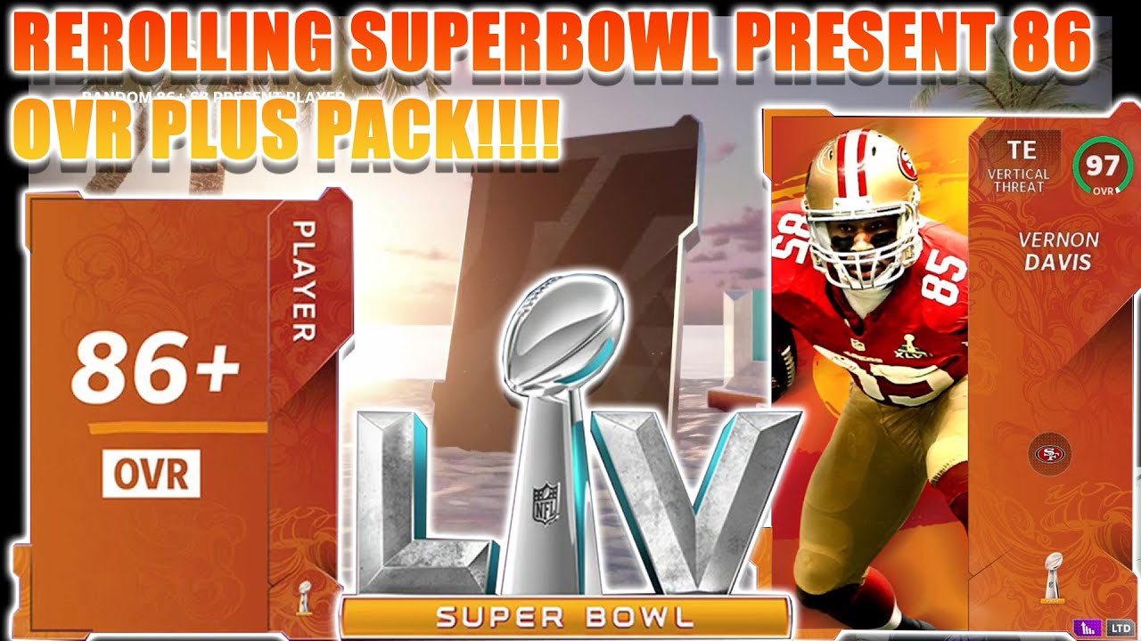 Rerolling 200k Training for Superbowl Present Players!! Madden 21 Pack Opening