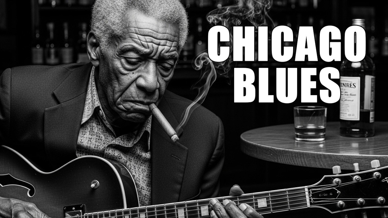 Chicago Blues Music Classics – Timeless Slow Blues Guitar & Deep Soulful Blues Playlist