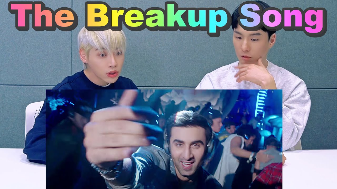 Korean singers' reaction to a special Indian club music video dancing with headset🎧The Breakup Song