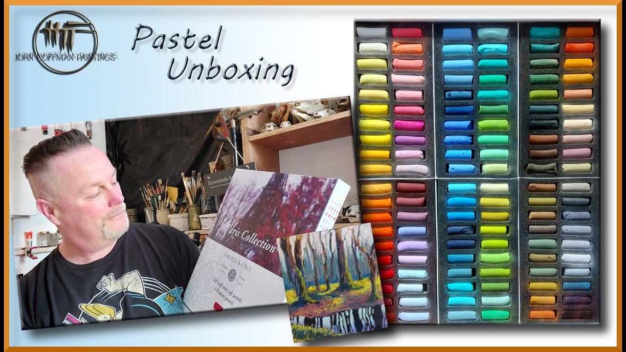 sennelier soft pastel unboxing and painting