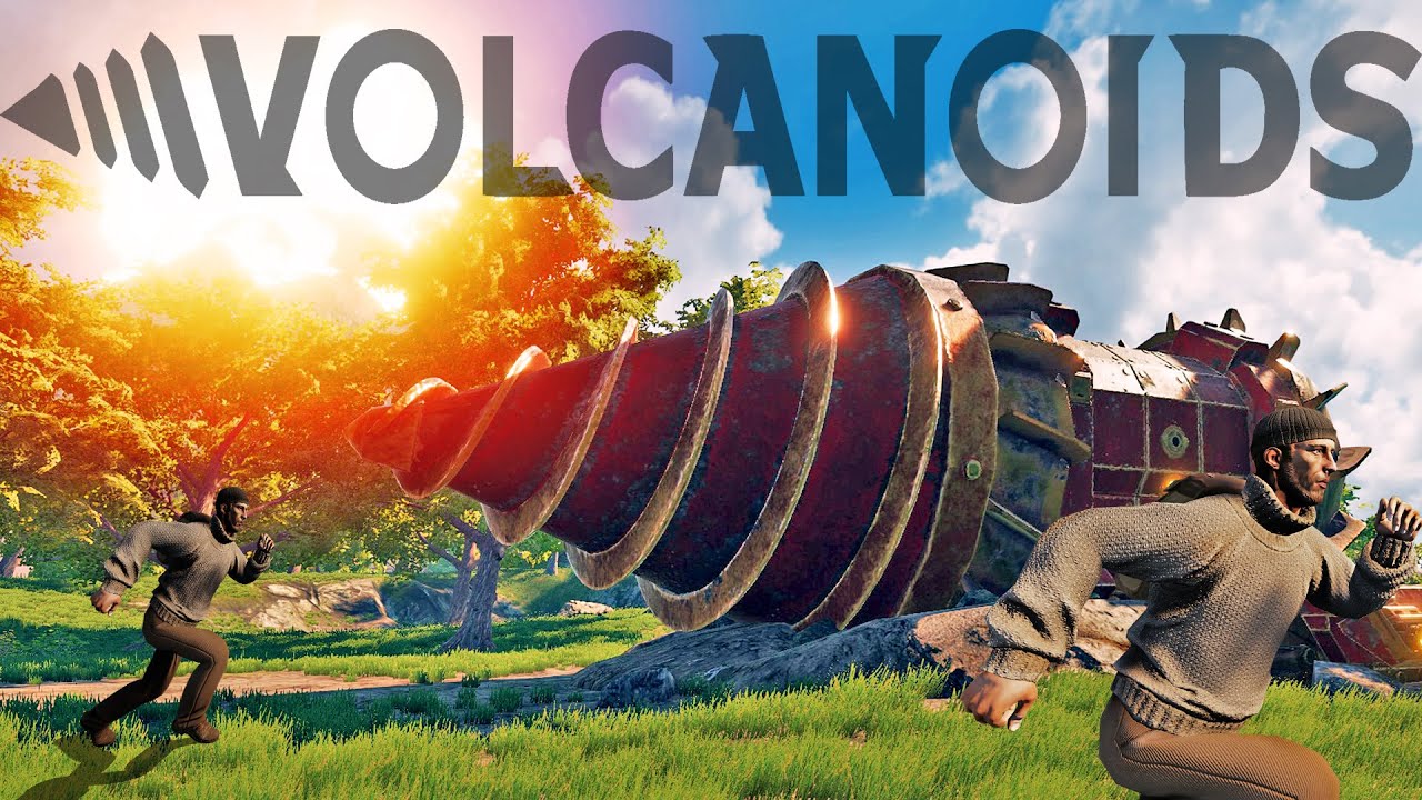 Building Giant Drill Ships To Survive Underground In A Volcanic World - Volcanoids Gameplay