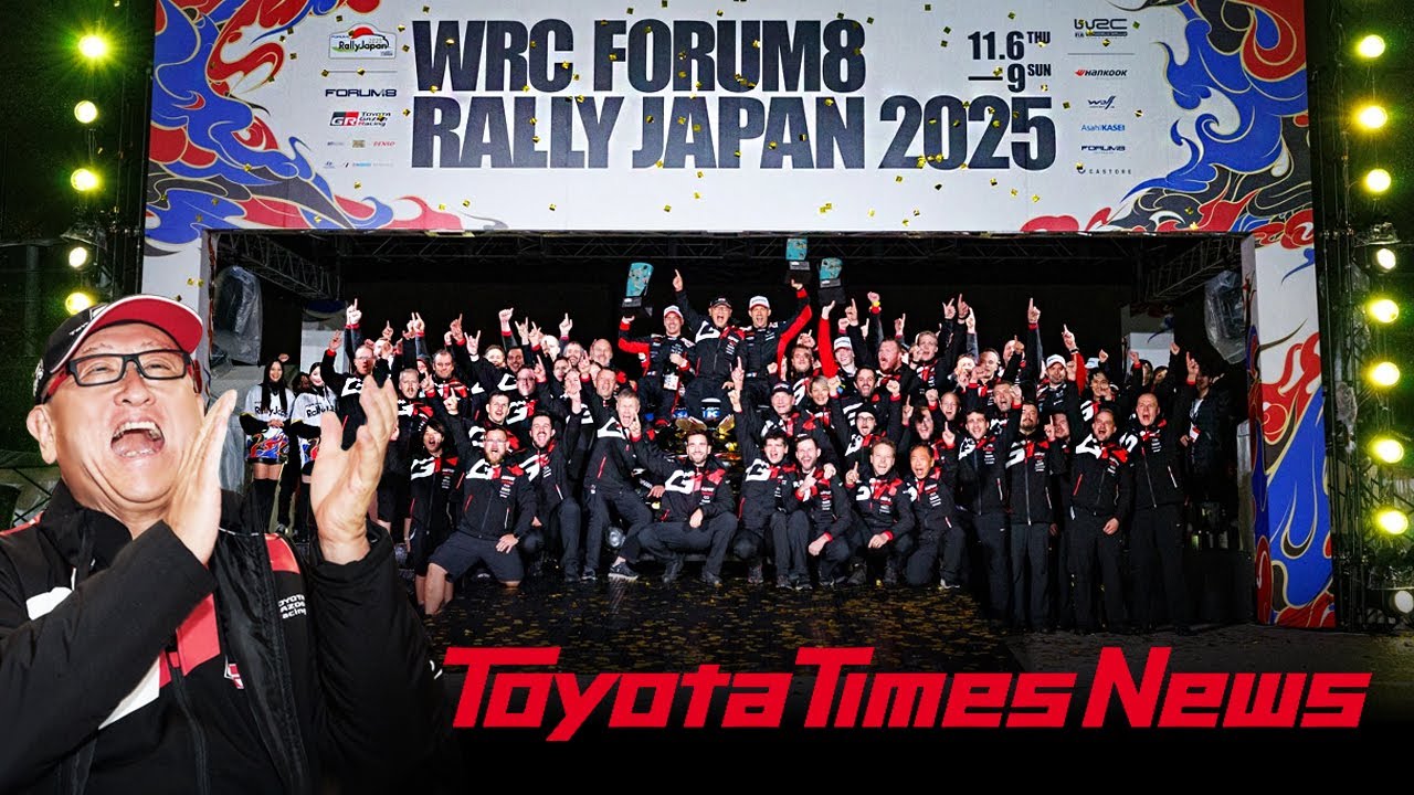 [WRC] Rally Japan 2025—Toyota Sweeps the Podium! Takamoto’s “Run of Gratitude” | Toyota Times News