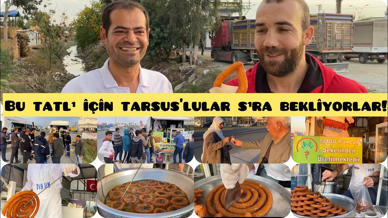 BU TATLI İÇİN İNSANALAR SIRA BEKLİYOR!HALKA TATLI YAPILIŞI#ayazorakçı #halkatatlısı #sokaklezzetleri