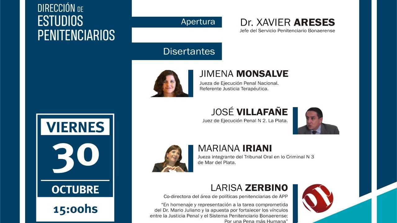 “Hacia una aplicación alternativa de Ejecución de la Pena”