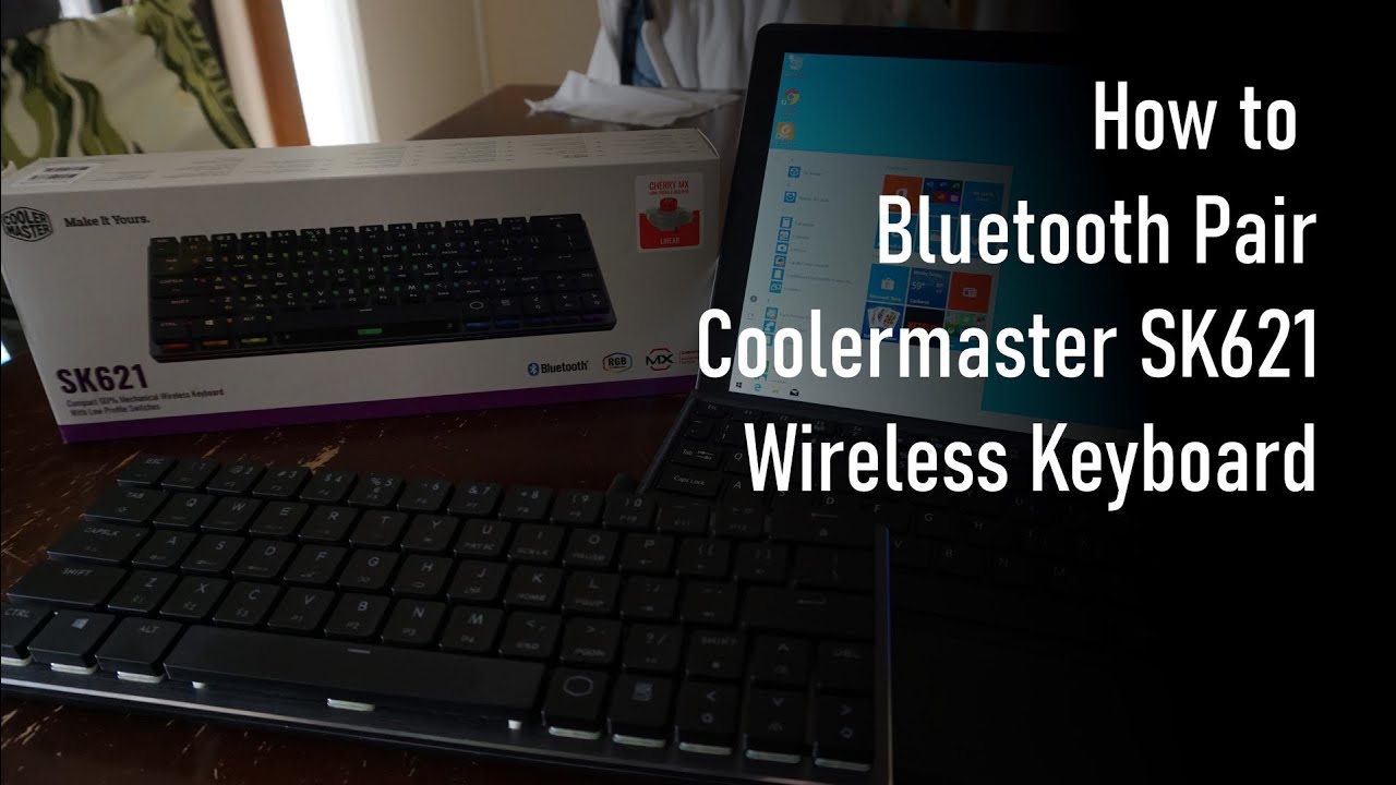 How to Pair a Coolermaster SK621 Wireless Keyboard